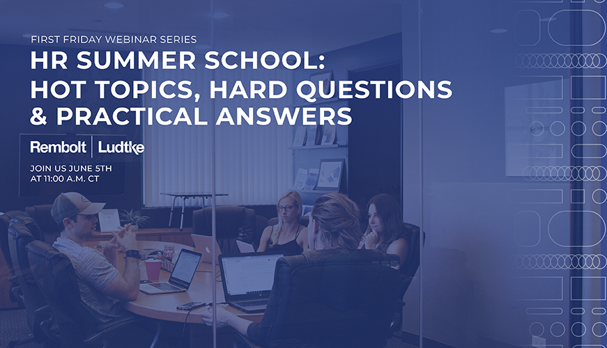 HR Summer School: Hot Topics, Hard Questions & Practical Answers